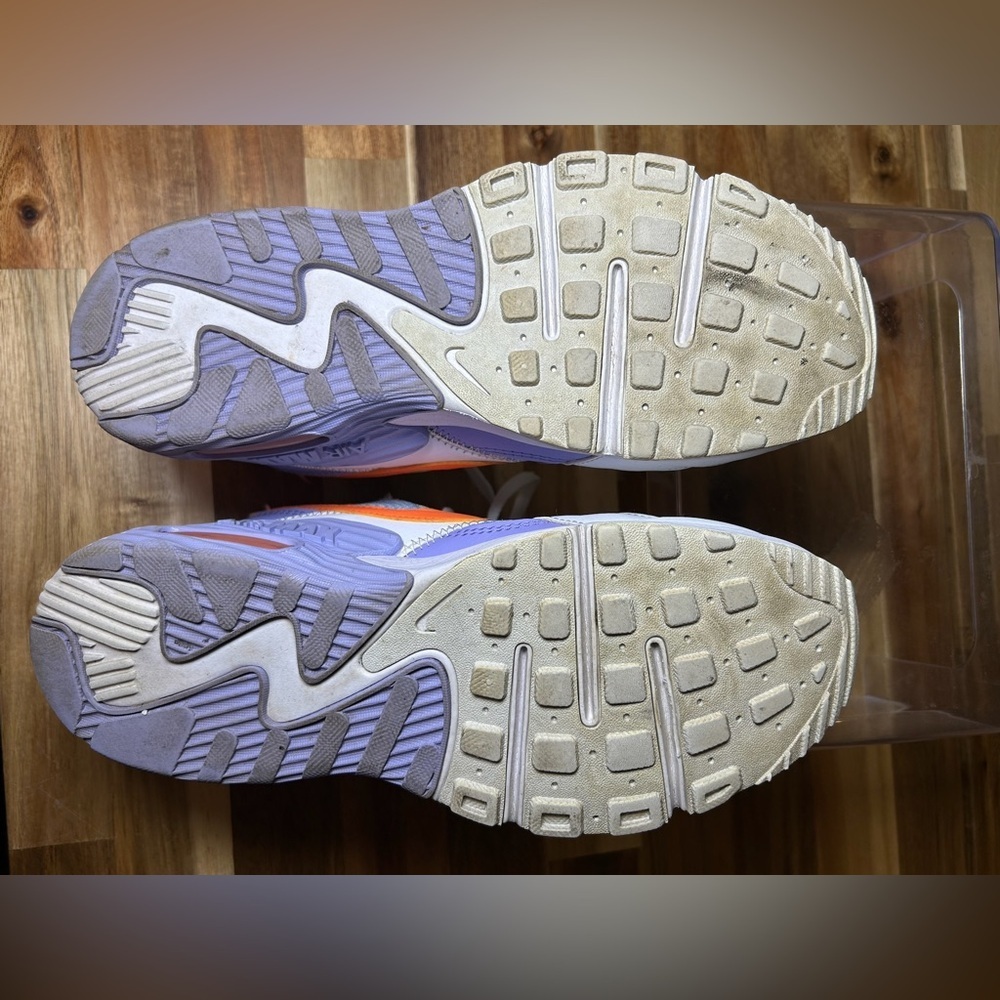Nike Air Max Excee Bright Tie Dye Purple Orange White Lace Up Sneaker‎ Size 9 - Picture 7 of 8